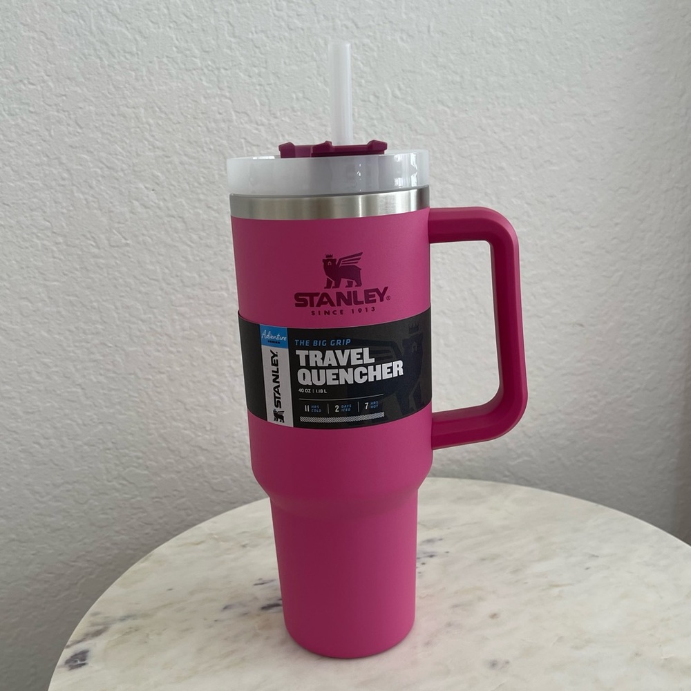 LAST ONE Brand new Stanley Travel quencher 40oz in new release in azalea 💕 - Picture 6 of 9